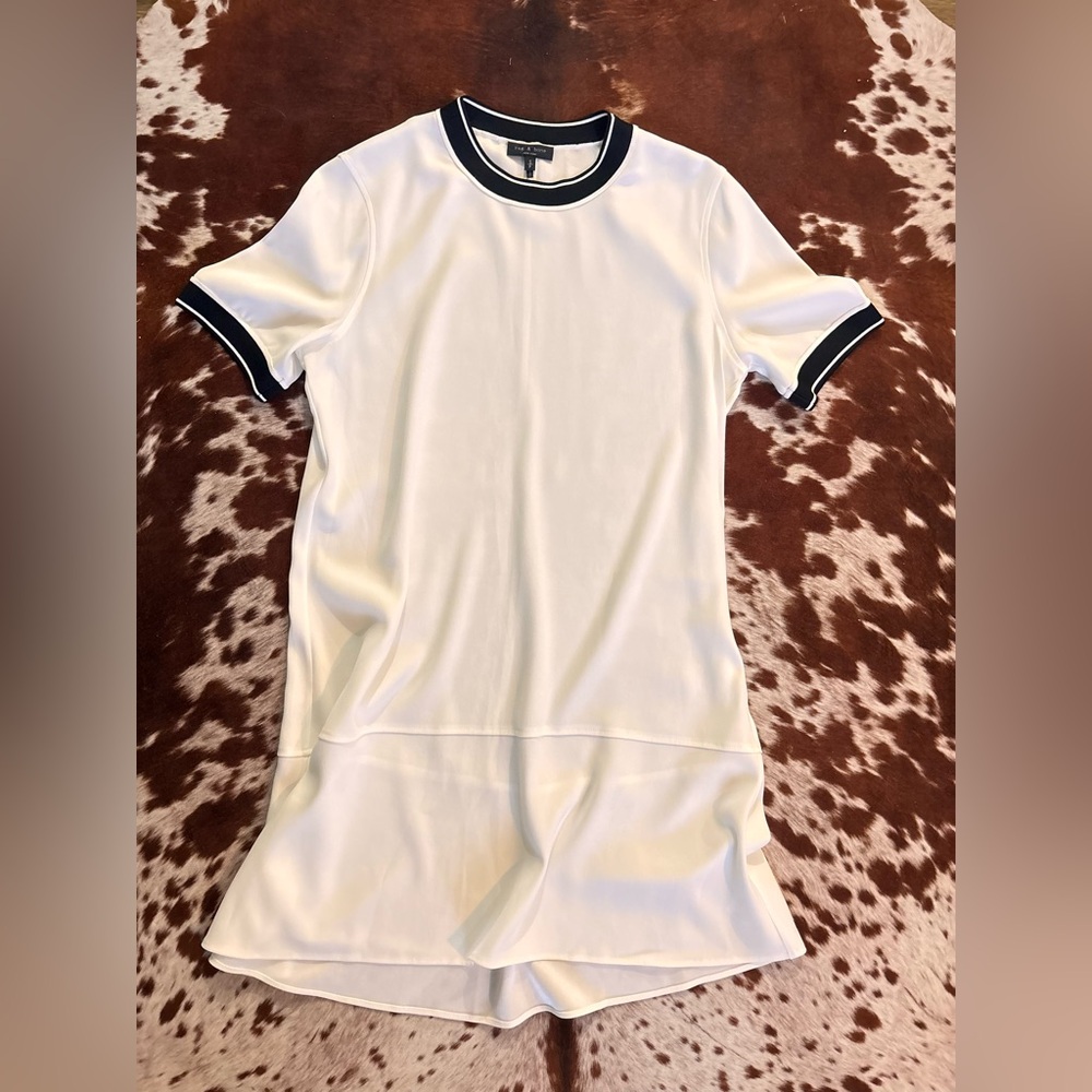 Rag & Bone Utility white and black dress size small sport baseball mom